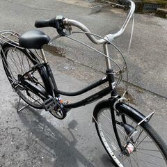 【リサイクルショップどりーむ鹿大前店】No.201　自転車　26インチ　LEDオートライト付き　カギ付き♪