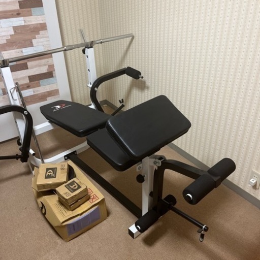 【ほぼ未使用】ホームジム ベンチプレスセット