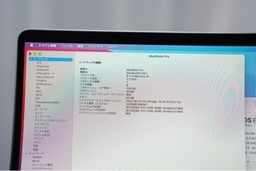 【美品】MacBook Pro 16インチ1Tb i9 64Gb 5500
