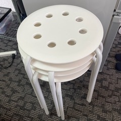 ※明日(6/11)まで！ IKEA スタッキングスツール 4つセットの画像