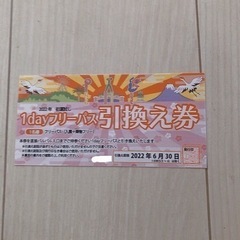 浜名湖パルパル　1dayフリーパス　チケットの画像