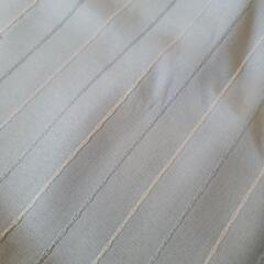 取り引き者決定(未使用近い)オマケ付き＊ボーダーデザイン遮光カーテン2枚の画像