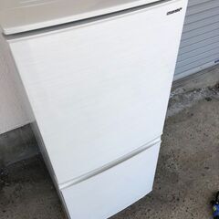 シャープ SHARP　SJ-D14E-W 　137L　２ドア冷凍冷蔵庫
