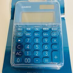 新品　カシオ　CASIO 計算機　レイクブルー