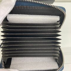 【レガストック川崎本店】Kacchi カードケース メンズ レディース カード収納 本革 ネイビー 1/2の画像