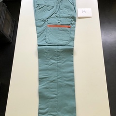 【新品未使用】夏用作業着・ズボン　グリーン　Mサイズ