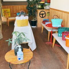 ★これからの季節にぴったり！ハンドメイドのカゴバックのフリーマー...