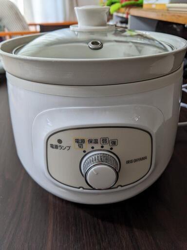 【商談中】アイリスオーヤマ☆スロークッカー☆ほぼ未使用