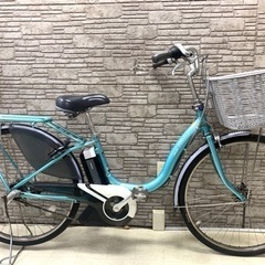 大阪府　ブリヂストン　Assista 電動アシスト自転車 水色　バッテリー8.9 東京23区配達無料 新品バッテリー8.9Ah 新基準 ブリヂストン
