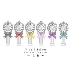 ①King & Prince キンプリ　ペンライト　2020年　コンサートツアー　L& ジャニーズ　グッズ　平野紫耀　永瀬廉　高橋海斗　岸優太　神宮寺勇太の画像