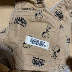 ジャンパースカート　スヌーピー　80㌢の画像