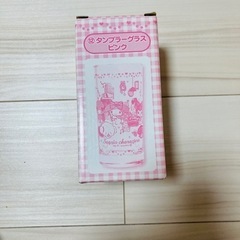 サンリオ　タンブラーグラスピンクの画像
