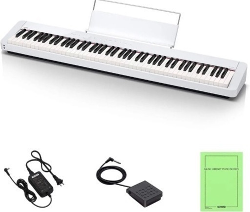 （引き受け先決定）【カシオ 電子ピアノ88鍵】CASIO PX-S1000WE 美品 付属品あり