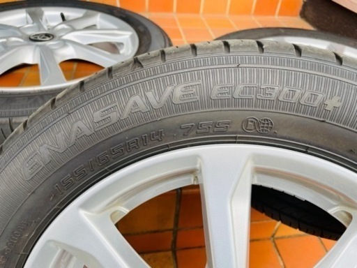 タイヤホィール《トヨタ純正》ウェイクなど軽自動車用夏タイヤ