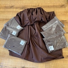 新品未開封　よもぎ蒸し 座浴用 マント (袖穴有り) 6枚セットの画像