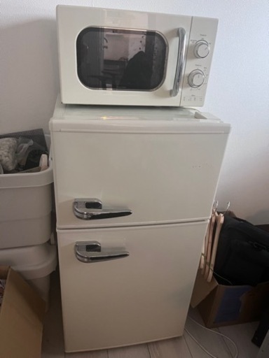 【家電セット】冷蔵庫+電子レンジ