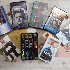 ちょっと昔のVHSテープ（映画、ドキュメント）