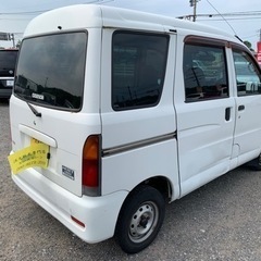 分割OK  自社ローンあり　ハイゼットカーゴ　箱バン　4ナンバー　5MT  平成13年式　走行20万キロ　車検なし　エアコンOK ナンバー付の画像