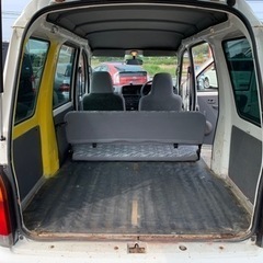 分割OK  自社ローンあり　ハイゼットカーゴ　箱バン　4ナンバー　5MT  平成13年式　走行20万キロ　車検なし　エアコンOK ナンバー付の画像