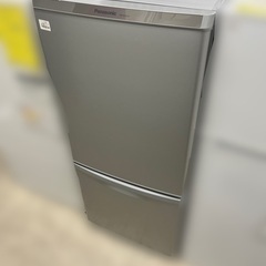 J1249 6ヶ月保証付！ 2ドア冷蔵庫 Panasonic パナソニック  NR-B14AW-S  2018年製 動作確認、クリーニング済み！