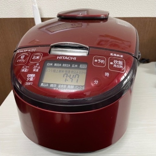 日立　5.5合炊き　炊飯器