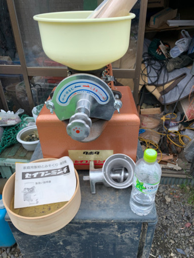 製粉、ミンチ兼用機　家庭用　