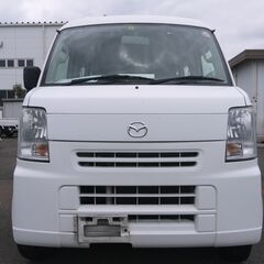 (ID4377)軽バン専門店在庫100台　２４万円　マツダ　スクラムバン　車検２年付　平成２６年式　諸経費込２８０,０００円の画像