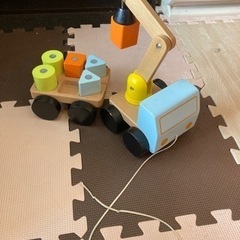 IKEA クレーン　MURA マグネット　木のオモチャ
