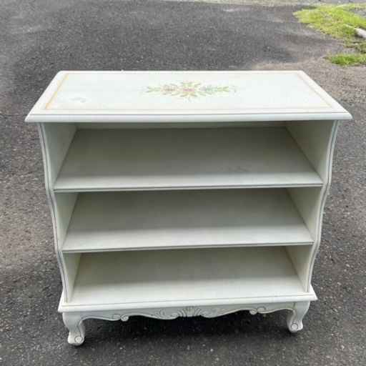 ロココ調　アンティーク　猫脚　スリッパ棚　チェスト