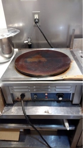 嫁ぎ先決まりました　クレープ　業務用　100V  良好