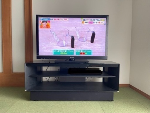 [SONY BRAVIA 40V] ソニー液晶テレビ 40型(テレビ台付き)