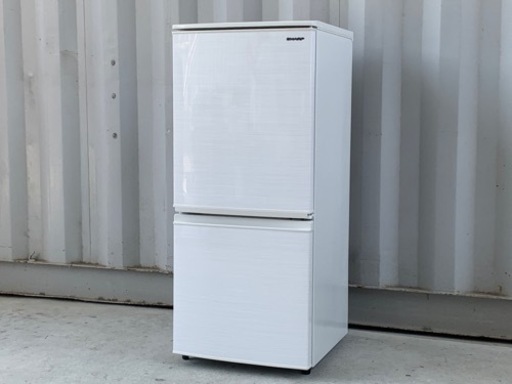 格安で！シャープ 冷蔵庫◇137L◇どっちでもドア◇2020年製◇SJ-D14F-W◇JF-0167