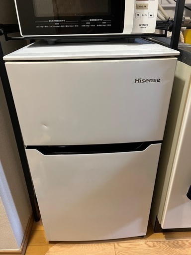 【手渡し限定】2020年製 Hisense 冷凍冷蔵庫 93L HR-B95A