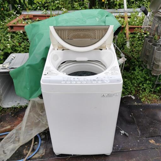 東芝  全自動洗濯機 AW-60GM 2014年製 6.0㎏ 中古動作品