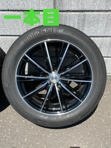 18インチVERTEC VR-S　18X8J　PCD.114.3 オフセット+35 5穴