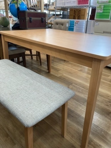 取りに来れる方限定！【ニトリ】ベンチダイニング2点セットです！！お値下げしました！