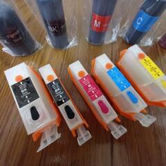 《📠詰め替え用カートリッジ&インク》インク補充可能カートリッジセット(キャノン)の画像