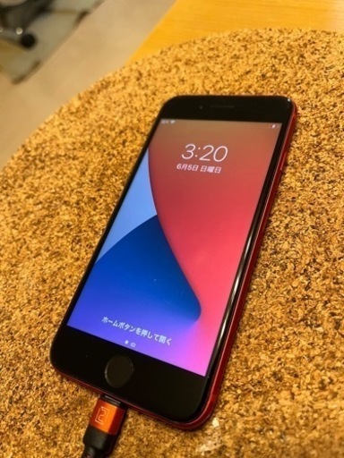 注意事項あり※iPhoneSE2 (PRODUCT)RED 64GB SIMフリー