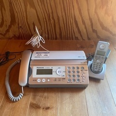 【Panasonic】FAX、コピーが可能◎ 電話機(子機、説明...