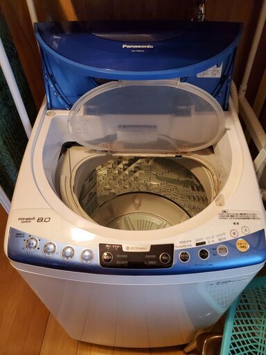 急募　パナソニック　全自動洗濯機8.0K 実働品
