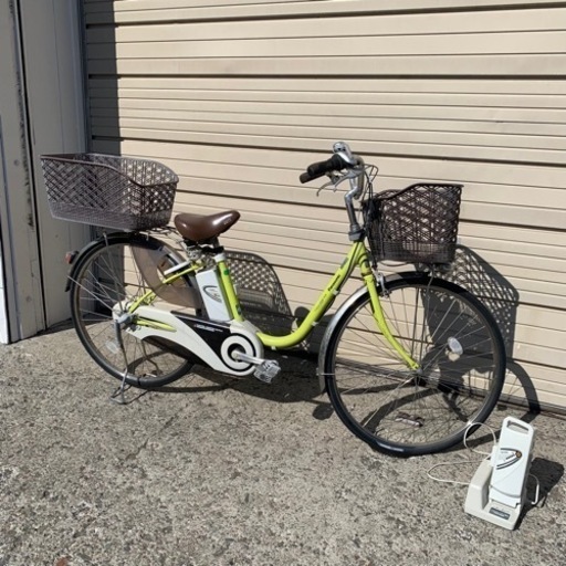 6/10 終 パナソニック 電動アシスト自転車 予備バッテリー付き ママチャリ 菊MZ