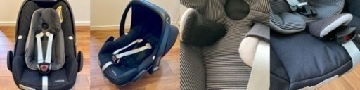 チャイルドシート マキシコシ ペブルプラス 2wayfix エアバギーアダプター 日除けカバー