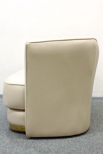 Francfranc/フランフラン アンクレット ソファ ベージュ ゴールド フェミニン レザーソファー 合成皮革   中古家具 店頭