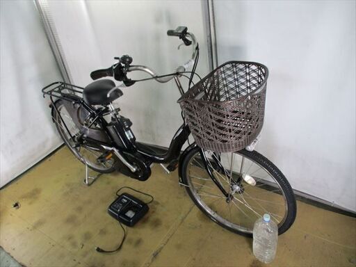 B990★整備済み　中古電動自転車　YAMAHA　PASナチュラ　ブラック　バッテリー良好★【24インチ】
