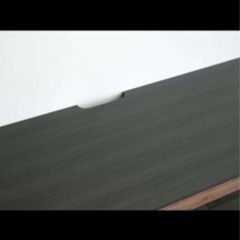 家具産地大川の最高品質　テレビボード メレーナ 幅210 テレビ台 おしゃれ 黒ガラス ブラック ウォールナット材使用！の画像