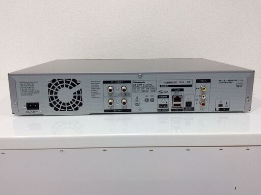 （6/11受渡済）JT3633【Panasonic/パナソニック BDレコーダー】美品 2014年製 DIGA DMR-BXT3000 6チャンネル録画 BD/DVD HDD2TB 無線LAN
