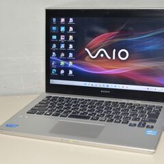 中古軽量ノートPC 最新Windows11+office SONY SVT13129CJS core i5-3317U/メモリ8GB/爆速SSD256GB/11.6インチ/無線/webカメラ/タッチパネル