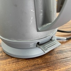無料！モダンデコ☆電気ケトル☆1.0L☆sn01☆グレー☆動作確認済み✨早く取りに来られる方を優先させてもらいます【こちらは店舗です。浜村鹿野温泉ICから3分 買取本舗 宮本リサイクル 営業時間９～１９時 定休日水曜日】の画像