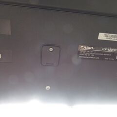 カシオ【電子ピアノ PX-150 黒】スタンド・ペダルセット、取説・楽譜・椅子付の画像