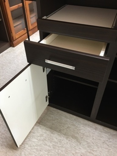 家電ラック　ブラウン